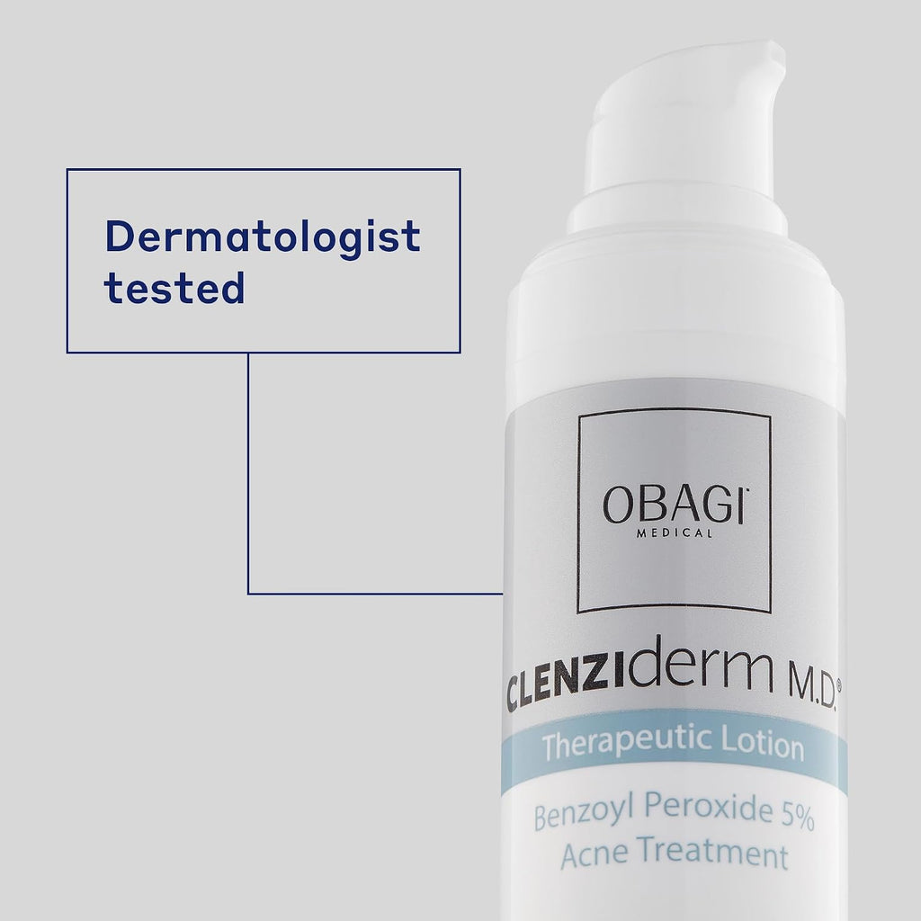 Obagi CLENZIderm MD Therapeutic Lotion 5% BPO Acne Treatment